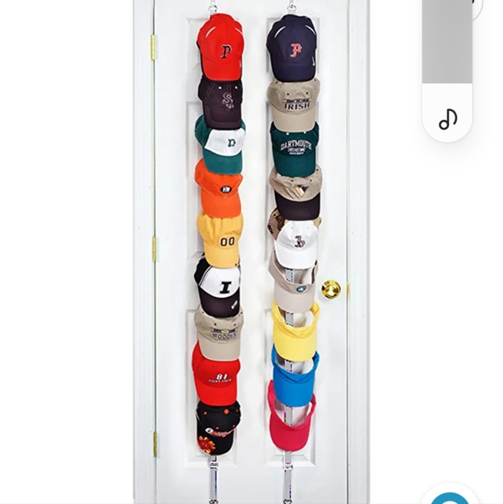 Over door hat organizer  x 4 straps